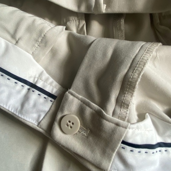 NWOT Talbots Hampshire Curvy Cream Ankle Pants - Picture 9 of 9